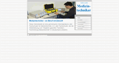 Desktop Screenshot of fachschule-medizintechnik.de