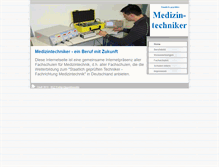 Tablet Screenshot of fachschule-medizintechnik.de